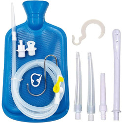 Enema Kit – 2L Enema Bag– 5 Multi-Size Reusable Tips