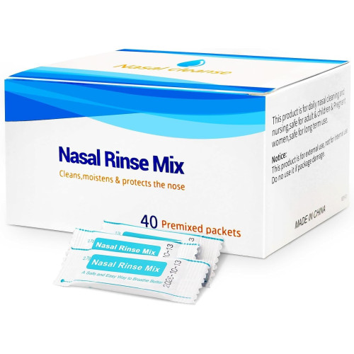 Nasal Rinse Mix 40 Salt Packets 2.7G